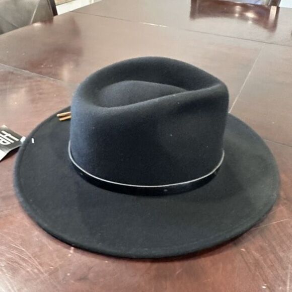 NWT Hats In The Belfry Men's Wool Recreation Fishing Outback Hat Black Sz Medium - Picture 6 of 10